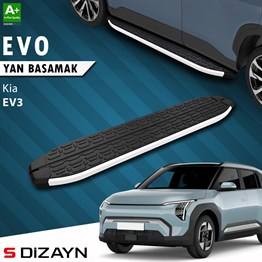 S-Dizayn Kia EV3 Evo Aluminyum Yan Basamak 183 Cm 2025 Üzeri A+ Kalite