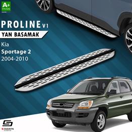 S-Dizayn Kia Sportage 2 OEM Still Pro V1 Aluminyum Yan Basamak 173 Cm 2004-2010 A+ Kalite