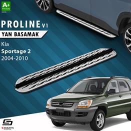 S-Dizayn Kia Sportage 2 OEM Still Pro V2 Aluminyum Yan Basamak 173 Cm 2004-2010 A+ Kalite
