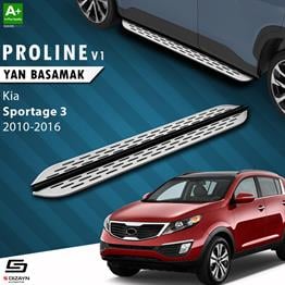 S-Dizayn Kia Sportage 3 OEM Still Pro V1 Aluminyum Yan Basamak 173 Cm 2010-2014 A+ Kalite