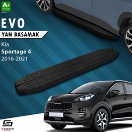 S-Dizayn Kia Sportage 4 Evo Siyah Yan Basamak 173 Cm 2016-2021 A+ Kalite