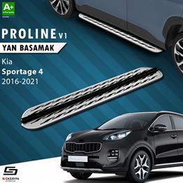 S-Dizayn Kia Sportage 4 OEM Still Pro V2 Aluminyum Yan Basamak 173 Cm 2016-2021 A+ Kalite