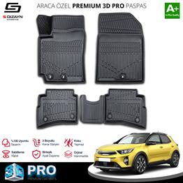 S-Dizayn Kia Stonic 3D Pro Havuzlu Paspas 2017 Üzeri A+ Kalite
