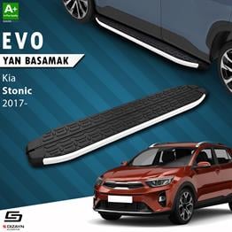 S-Dizayn Kia Stonic Evo Aluminyum Yan Basamak 173 Cm 2017 Üzeri A+ Kalite