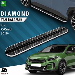 S-Dizayn Kia XCeed Diamond Krom Yan Basamak 183 Cm 2019 Üzeri A+ Kalite
