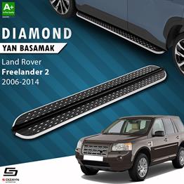S-Dizayn Land Rover Freelander 2 Diamond Krom Yan Basamak 173 Cm 2006-2014 A+ Kalite