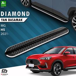 S-Dizayn MG HS Diamond Krom Yan Basamak 183 Cm 2021-2024 A+ Kalite