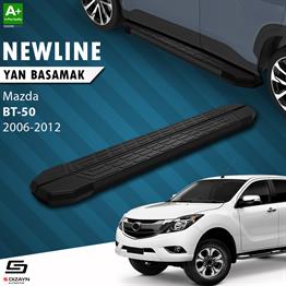 S-Dizayn Mazda BT-50 Pick-Up NewLine Siyah Yan Basamak 193 Cm 2006-2012 A+ Kalite
