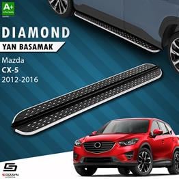 S-Dizayn Mazda CX-5 Diamond Krom Yan Basamak 183 Cm 2012-2016 A+ Kalite