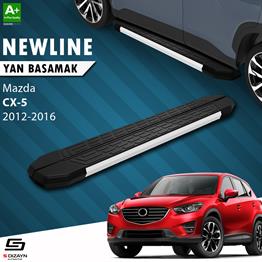 S-Dizayn Mazda CX-5 NewLine Aluminyum Yan Basamak 183 Cm 2012-2016 A+ Kalite