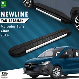 S-Dizayn Mercedes Citan NewLine Krom Yan Basamak 193 Cm 2012-2021 A+ Kalite