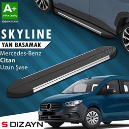 Mercedes Citan Uzun Şase Skyline Krom Yan Basamak 223 Cm 2012-2021 A+ Kalite