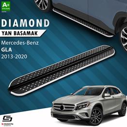 S-Dizayn Mercedes GLA X156 Diamond Krom Yan Basamak 183 Cm 2013-2020 A+ Kalite
