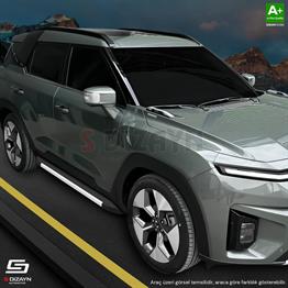 Mercedes GLE W166 Skyline Aluminyum Yan Basamak 193 Cm 2012-2019 A+ Kalite