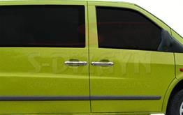 S-Dizayn Mercedes Sprinter W901 Krom Kapı Kolu 4 Kapı 2000-2006