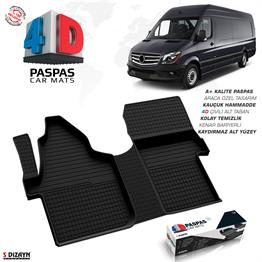 S-Dizayn Mercedes Sprinter W906 4D Havuzlu Paspas 2006-2013 Ön Çift Koltuk