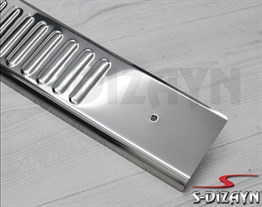 S-Dizayn Mercedes Vito Krom Arka Tampon Eşiği 2010-2014