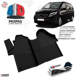 S-Dizayn Mercedes Vito W447 4D Havuzlu Paspas 2014 ve Üzeri