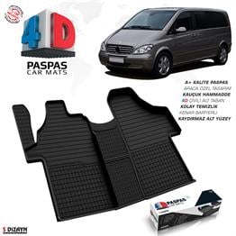 S-Dizayn Mercedes Vito W639 4D Havuzlu Paspas 2004-2014