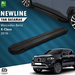 S-Dizayn Mercedes X-Class NewLine Siyah Yan Basamak 203 Cm 2018-2020 A+ Kalite