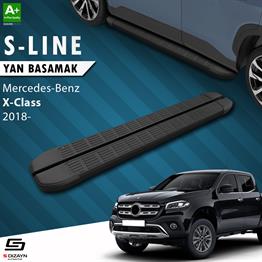 Mercedes X-Class S-Line Siyah Yan Basamak 203 Cm 2018-2020 A+ Kalite