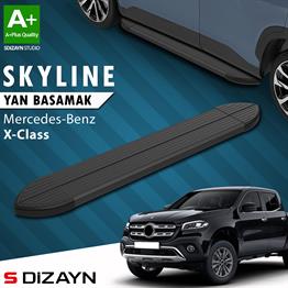 Mercedes X-Class Skyline Siyah Yan Basamak 203 Cm 2018-2020 A+ Kalite