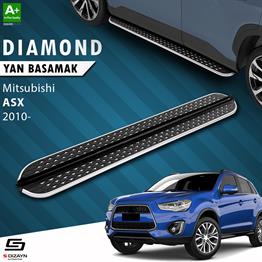 S-Dizayn Mitsubishi ASX Diamond Krom Yan Basamak 183 Cm 2010 Üzeri A+ Kalite