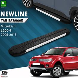 S-Dizayn Mitsubishi L200 4 NewLine Aluminyum Yan Basamak 193 Cm 2006-2011 A+ Kalite