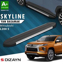 Mitsubishi L200 5 Makyajlı Skyline Krom Yan Basamak 203 Cm 2019-2023 A+ Kalite