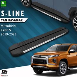 S-Dizayn Mitsubishi L200 5 S-Line Krom Yan Basamak 203 Cm 2019 Üzeri A+ Kalite