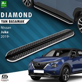 S-Dizayn Nissan Juke 2 Diamond Krom Yan Basamak 173 Cm 2019 Üzeri A+ Kalite