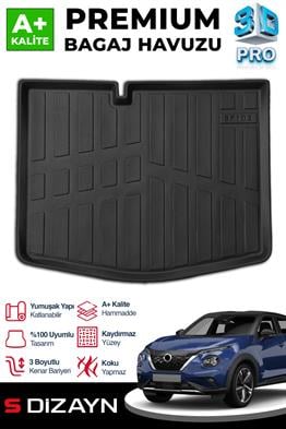 S-Dizayn Nissan Juke 3D Pro Bagaj Havuzu 2020 Üzeri A+ Kalite