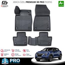 S-Dizayn Nissan Juke 3D Pro Havuzlu Paspas 2019 Üzeri A+ Kalite