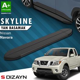 Nissan Navara 2 Skyline Siyah Yan Basamak 203 Cm 2005-2015 A+ Kalite