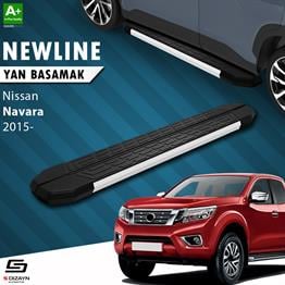 S-Dizayn Nissan Navara 3 NewLine Aluminyum Yan Basamak 203 Cm 2015 Üzeri A+ Kalite