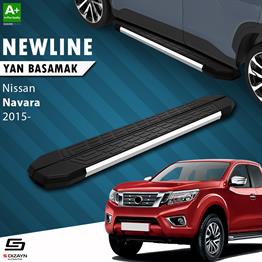 S-Dizayn Nissan Navara 3 NewLine Krom Yan Basamak 203 Cm 2015 Üzeri A+ Kalite