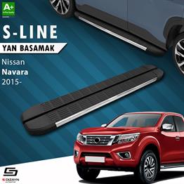 S-Dizayn Nissan Navara 3 S-Line Krom Yan Basamak 203 Cm 2015 Üzeri A+ Kalite