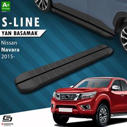 S-Dizayn Nissan Navara 3 S-Line Siyah Yan Basamak 203 Cm 2015 Üzeri A+ Kalite