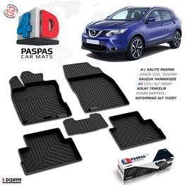 S-Dizayn Nissan Qashqai 2 4D Havuzlu Paspas 2014-2021 A+Kalite