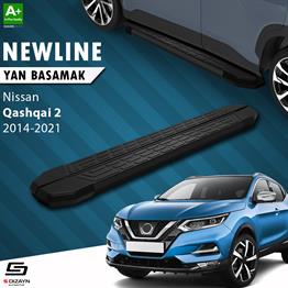S-Dizayn Nissan Qashqai 2 NewLine Siyah Yan Basamak 173 Cm 2014-2021 A+ Kalite