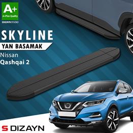 Nissan Qashqai 2 Skyline Siyah Yan Basamak 173 Cm 2014-2021 A+ Kalite