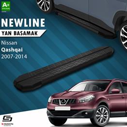 S-Dizayn Nissan Qashqai NewLine Siyah Yan Basamak 173 Cm 2007-2014 A+ Kalite