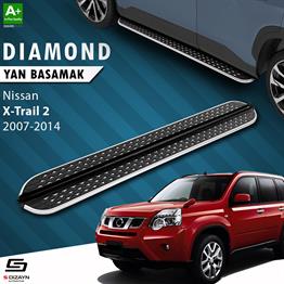 S-Dizayn Nissan X-Trail T31 Diamond Krom Yan Basamak 173 Cm 2007-2014 A+ Kalite