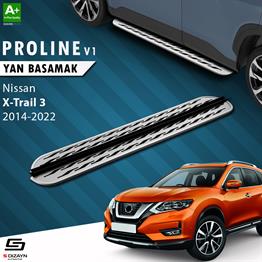 S-Dizayn Nissan X-Trail T32 OEM Still Pro V2 Aluminyum Yan Basamak 183 Cm 2014-2022 A+ Kalite