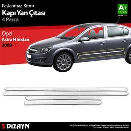 S-Dizayn Opel Astra H SD Krom Kapı Yan Çıtası 2008-2013