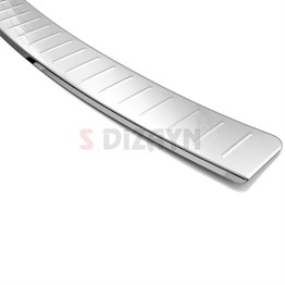 S-Dizayn Opel Astra H Station Wagon Krom Arka Tampon Eşiği 2004-2013