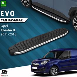 S-Dizayn Opel Combo D Uzun Şase Evo Krom Yan Basamak 223 Cm 2011-2018 A+ Kalite