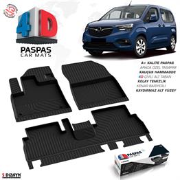 S-Dizayn Opel Combo E 4D Havuzlu Paspas 2018-2023 A+Kalite