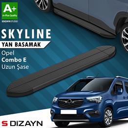 Opel Combo E Uzun Şase Skyline Siyah Yan Basamak 213 Cm 2018 Üzeri A+ Kalite