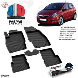 S-Dizayn Opel Corsa D 4D Havuzlu Paspas 2007-2014 A+Kalite